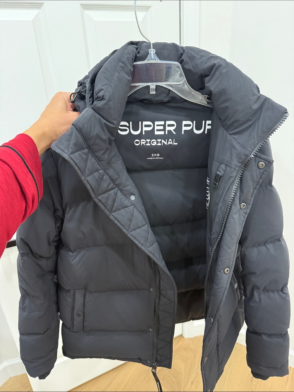 Aritzia Super Puff Original Black Puffer Jacket